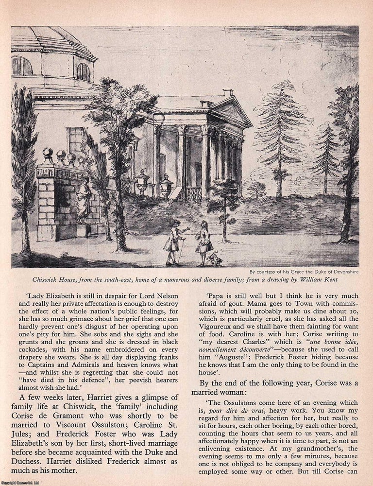 Item #267322 Lady Granville as a Letter-Writer. An original article from History Today magazine,...