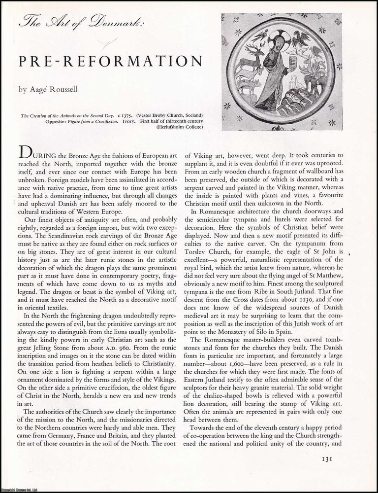 Item #268147 Pre-Reformation. The Bronze Age. An original article from The Studio Magazine of...