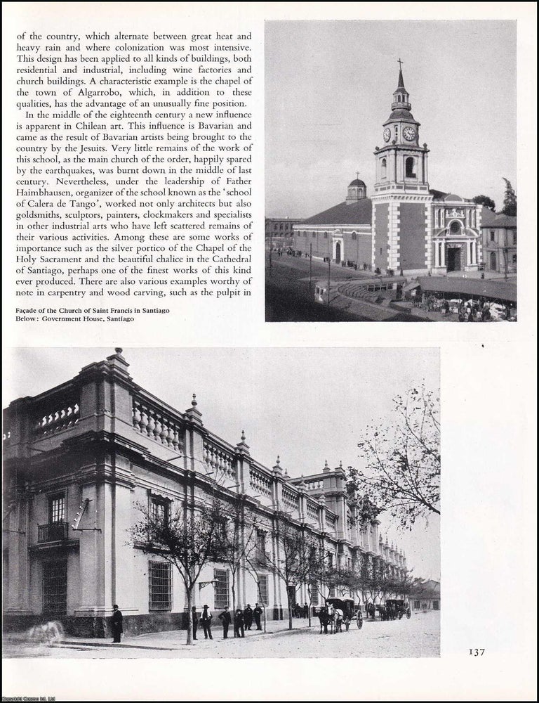 Item #268170 Architecture in The Colonial Period. An original article from The Studio Magazine of...