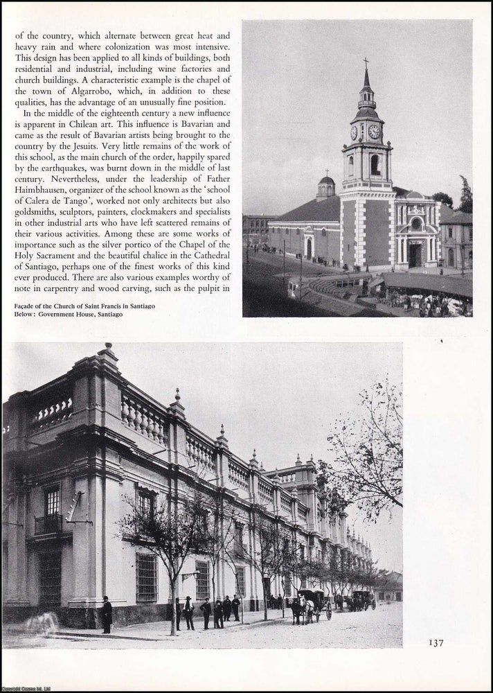 Item #268170 Architecture in The Colonial Period. An original article from The Studio Magazine of...