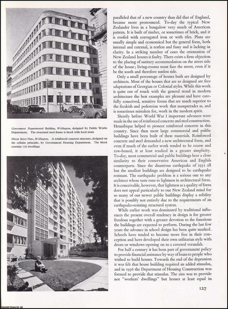 Item #268585 Architecture in New Zealand : Departmental building, Wellington, designed by Public...
