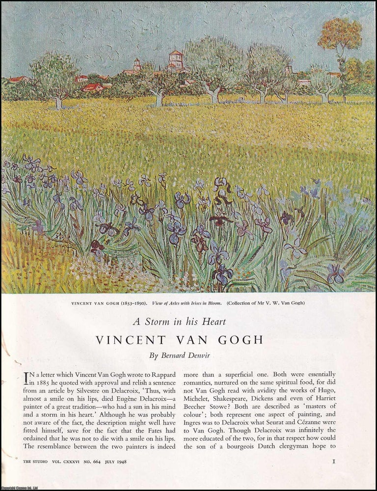 Item #268596 Vincent Van Gogh : A Storm in His Heart. An original article from The Studio...