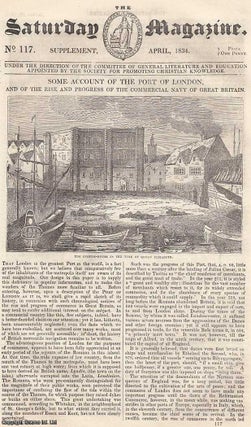 Account of The Port of London, and of The Rise. Saturday Magazine.
