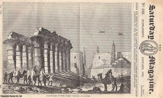 Item #269835 Egyptian Thebes (Early History of Egypt), Colonnade in The Great Temple at Luxor....