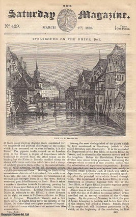 Strasbourg on The Rhine, part 1; Materials for The Toilette. Saturday Magazine.