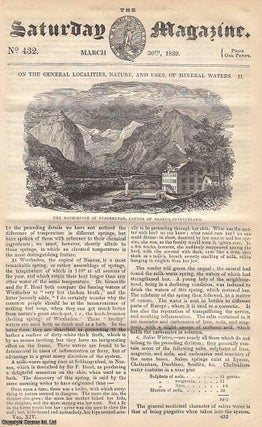 Item #281121 The General Localities, Nature, and Uses, of Mineral Waters, part 2; Keeping...
