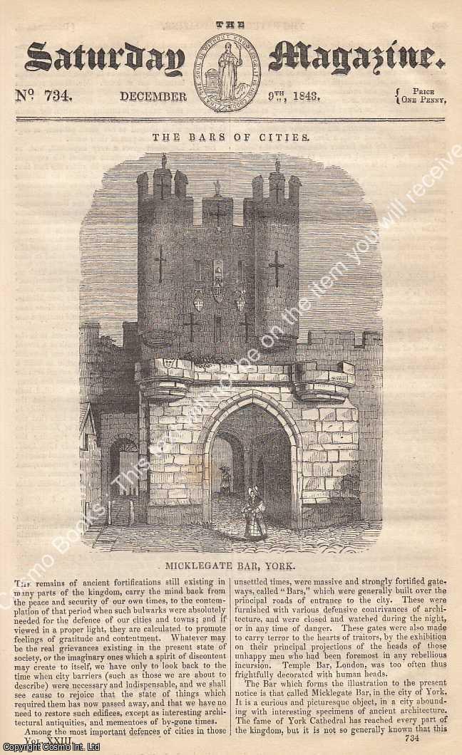 Cmicklegate Bar The Bars of Cities: Micklegate Bar, York; The Present State of The Arts ...