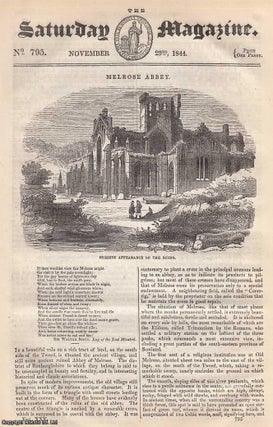 Item #281374 The Abbey of Melrose, district of Roxburghshire; The Hypothesis of a Centre of...