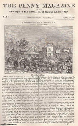 London Markets, Covent Garden; Beggars and Begging in America; Pleasures. Penny Magazine.