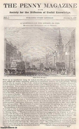 London Manufactures, Spitalfields and The Borough; Facts Deduced From The. Penny Magazine.