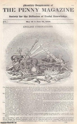 English Coronations. Issue No. 401, June 30th, 1838. A complete. Penny Magazine.