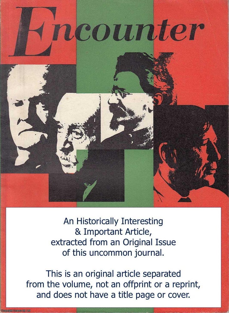 Item #286035 Democracy and its Discontents: IV. The U.S.A. An original article from the Encounter 1954. Daniel J. Boorstin.