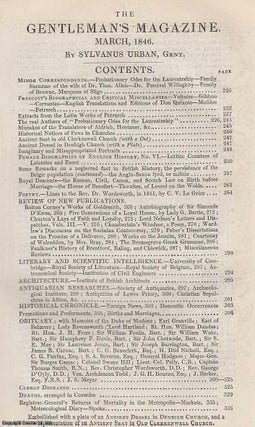 Item #287202 Prescott's Biographical and Critical Miscellanies, regarded in The Gentleman's...