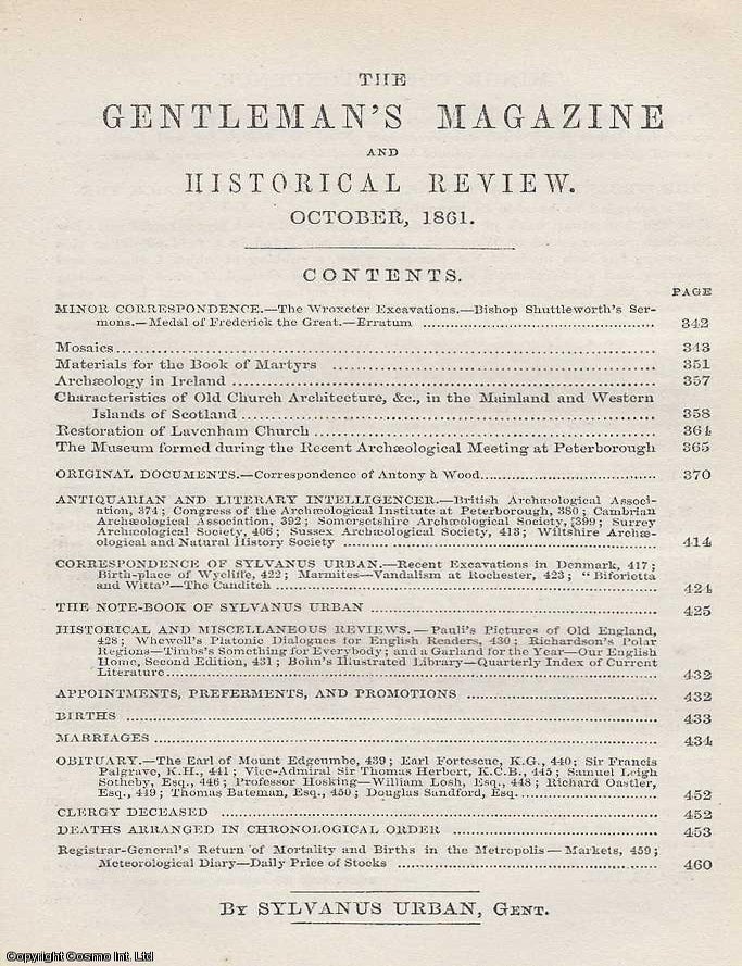 Item #287275 Characteristics of Old Church Architecture in the Mainland and Western Islands of...