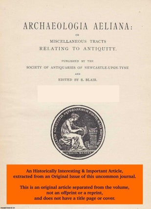 Item #298959 Excavations at Housesteads in 1932. An original article from The Archaeologia...