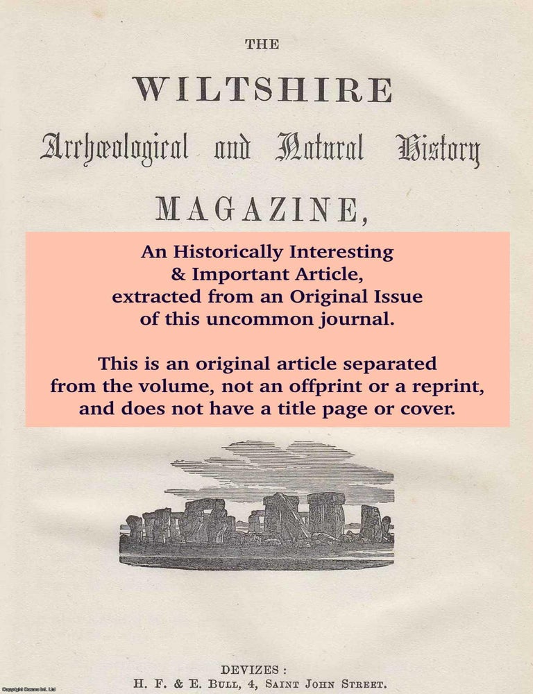 Item #299688 A Lost Window of Great Bedwyn Church. An original article from The Wiltshire...
