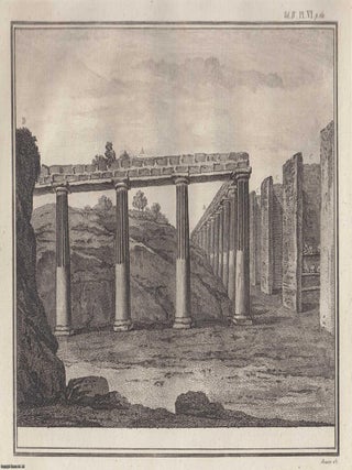 Account of the Discoveries at Pompeii. Read at the Society of Antiquaries, Jan 26, Feb 2-9. 1775. An article printed in 1777, written by William Hamilton : 16 pages + 12 plates + 1 large folding plate.