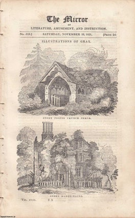Item #305414 Illustrations of Gray, Stoke Pogeis Church Porch, Stoke Manor House. Domestic...