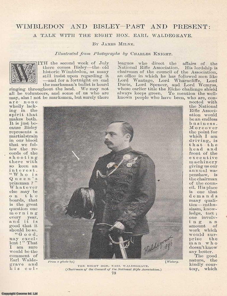 Item #314563 A Talk with The Right Hon. Earl Waldegrave: Wimbledon and Bisley - Past and Present....