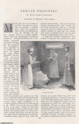 Item #314584 Female Prisoners. An original article from the Windsor Magazine, 1896. Major Arthur...