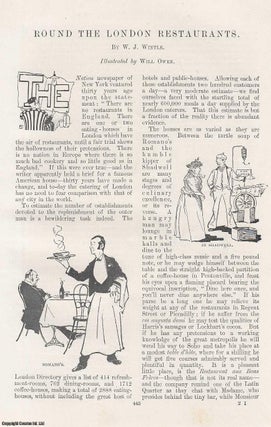 Item #314585 Round The London Restaurants. An original article from the Windsor Magazine, 1896. W...