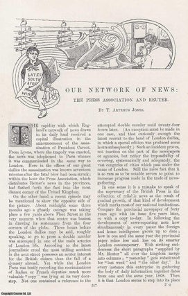 Item #314589 The Press Association and Reuter : Our Network of News. An original article from the...