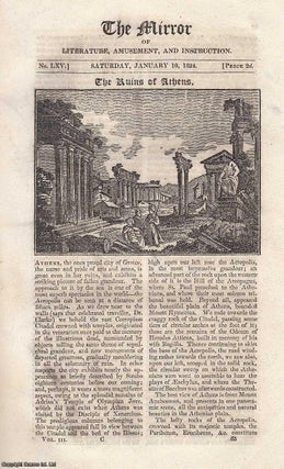 Item #314787 The Ruins of Athens & St. Winifred's Well. A complete rare weekly issue of the...