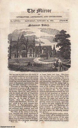 Item #314789 Newstead Abbey & Rye House. A complete rare weekly issue of the Mirror of...