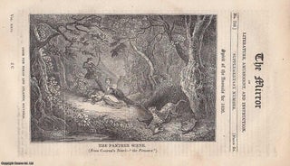 Item #314880 The Panther Scene (From Cooper's novel, The Pioneers). A complete rare weekly issue...