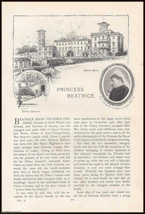 Item #315483 Princess Beatrice Mary Victoria Feodore : Princess of Great Britain. An original...