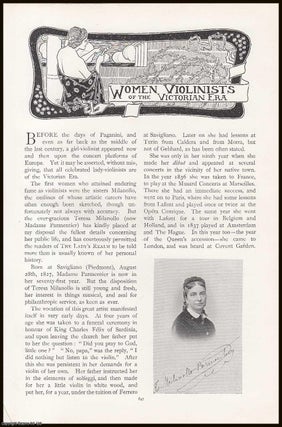 Item #315491 Women Violinists of The Victorian Era. An original article from the Lady's Realm...