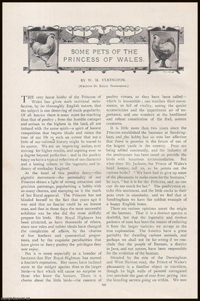 Item #315494 Some Pets of the Princess of Wales. An original article from the Lady's Realm...