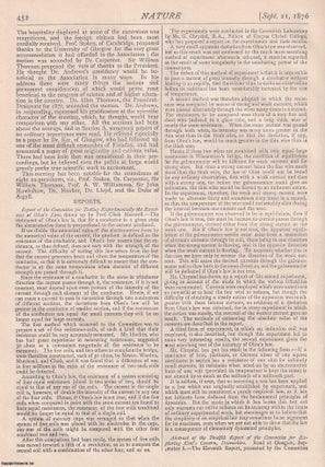 Item #316459 [Part 2] The British Association, Annual Meeting at Glasgow, pp451-463 in Nature,...