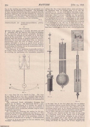 Item #316463 Principles of Time Measuring Apparatus [part 2], by Mr H. Dent Gardner, pp554-556 in...
