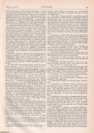 Item #316491 The Otheoscope, by William Crookes, F.R.S., p12-14 in Nature, Volume 16, Number 392....