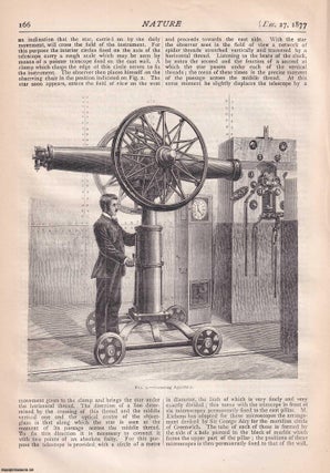 Item #316525 A Telephonic Alarum by W.C. Rontgen, p164, TOGETHER WITH The New Paris Transit...