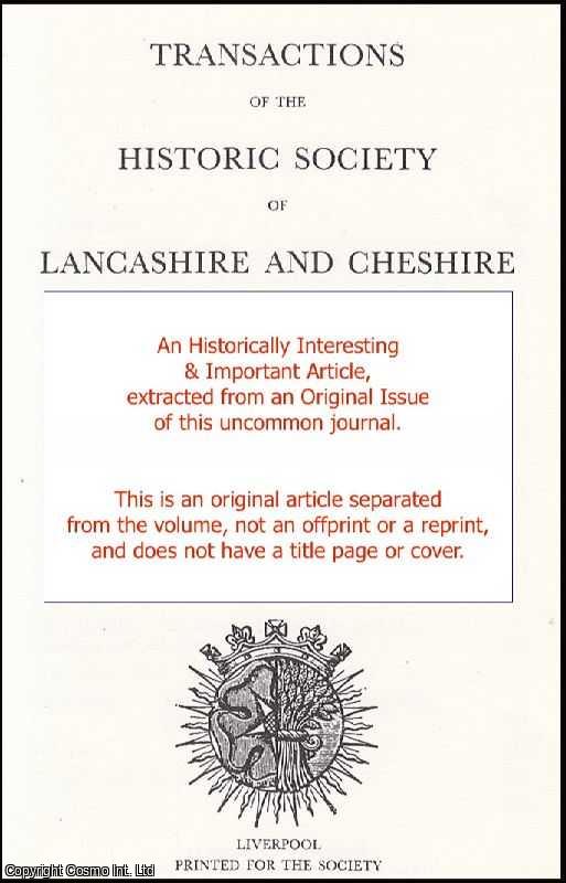 Item #316691 Joseph Parry, Artist: Dates and Origins. A rare original article from the Transactions of the Historic Society of Lancashire and Cheshire, 1991. Burleigh John C. P.