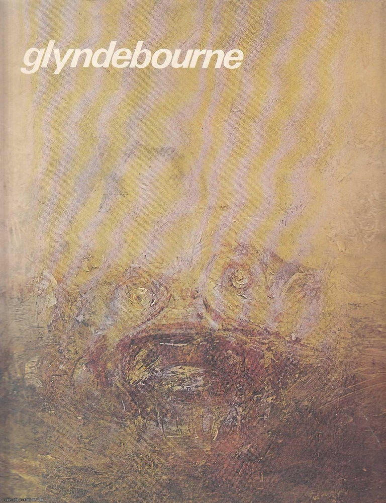 Item #317189 Glyndebourne Festival Opera, 1974. Official Programme. Glyndebourne