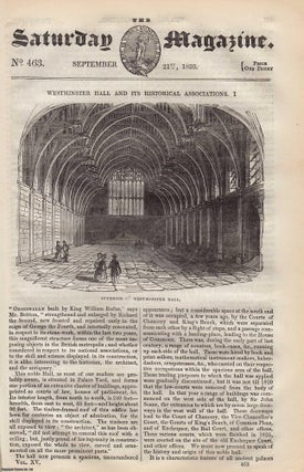 Westminster Hall (Part 1) and its Historical Associations; Parish Surveys. Saturday Magazine.