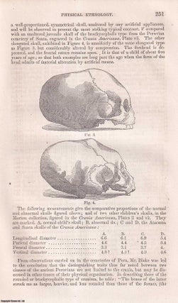 The American Cranial Type; Designed and Undesigned Sources of Change. Daniel Wilson.
