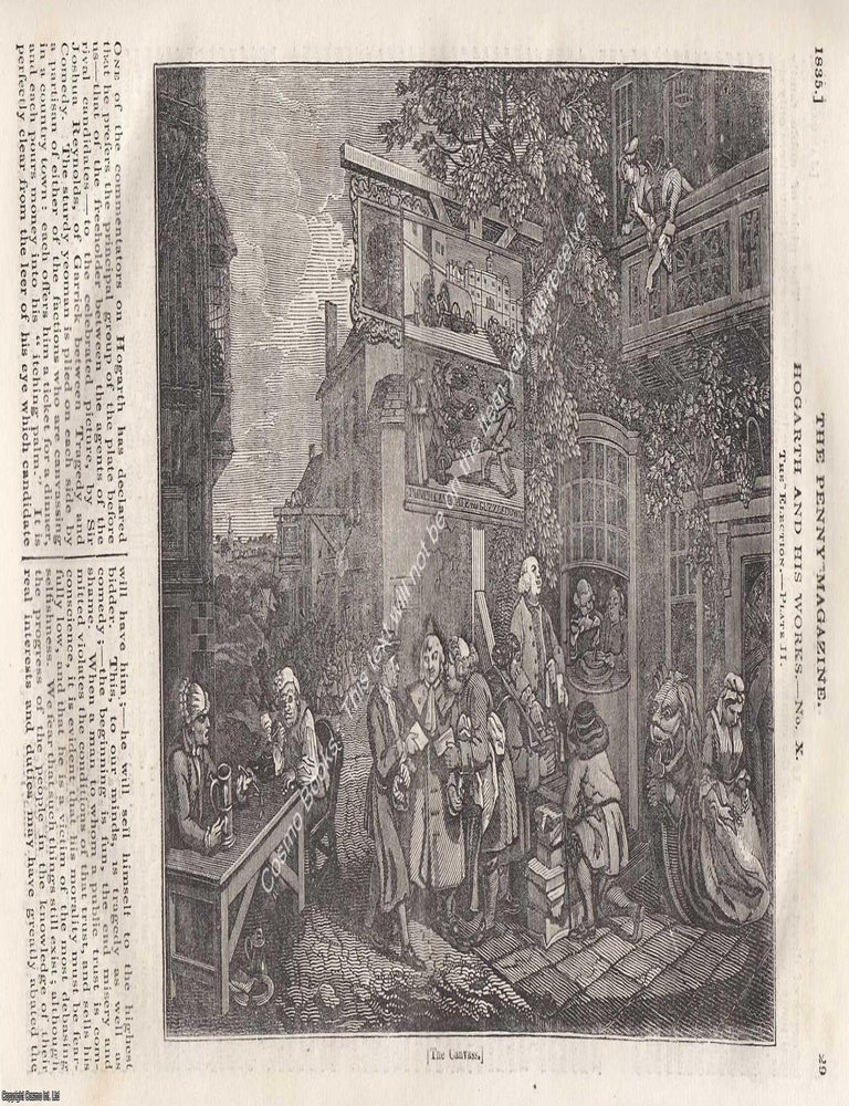Item #319894 William Hogarth (10); Elgin Cathedral; Female Education in Russia; Whichnor Bacon....
