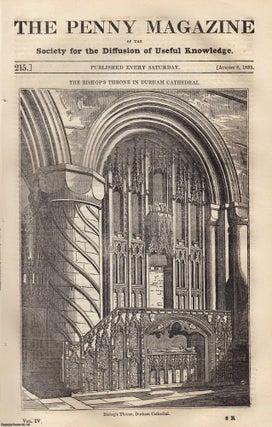 Item #319926 The Bishop's Throne in Durham Cathedral; Piazza of Monte Cavallo; The Catacombs of...