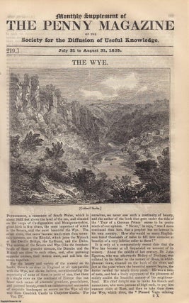 The River Wye (Wales). Issue No. 219, July 31. Penny Magazine.