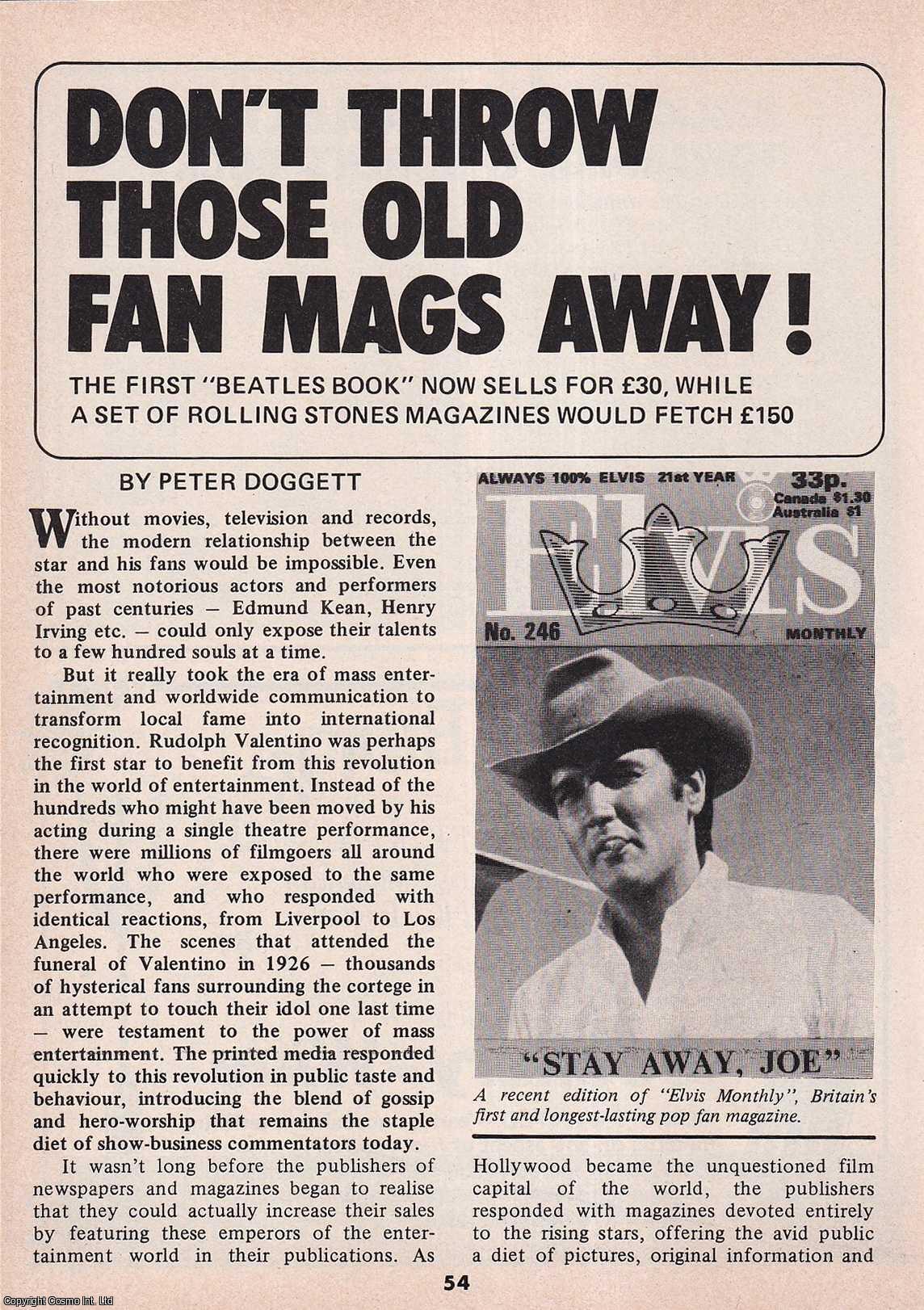 Fanzines : A Survey of Fan-Made Magazines. By Peter Doggett. This is an ...