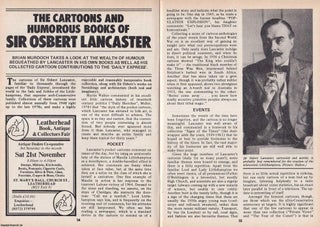 Item #324540 The Cartoons and Humorous Books of Sir Osbert Lancaster. Looking at The Wealth of...