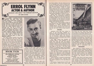 Item #324575 Errol Flynn. Actor, Author and Famous Film Star. This is an original article...