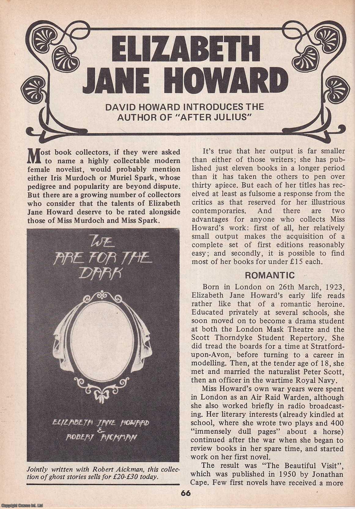 Elizabeth Jane Howard : Author of The Cazalet Chronicles. By David ...