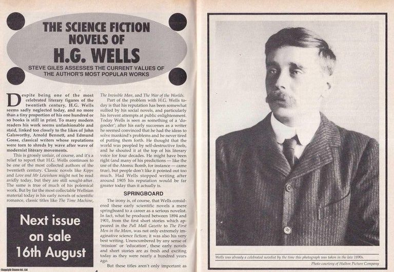 Item #324749 H. G. Wells in Science Fiction : The Novels That Shaped the Genre. By Steve Giles....