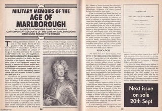Item #324762 The Duke of Marlborough's Campaigns Against The French. This is an original article...