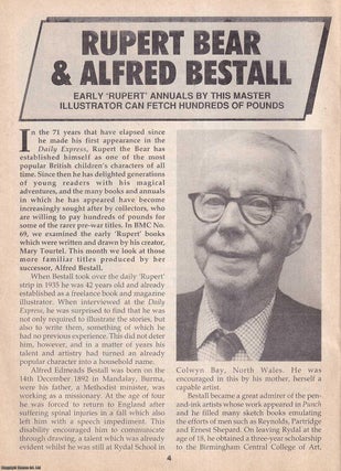 Item #324777 Rupert Bear and Alfred Bestall. Early Rupert Annuals. This is an original article...